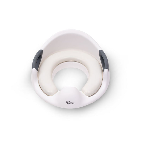 Tinnies Cushion Toilet Seat Cover-White
