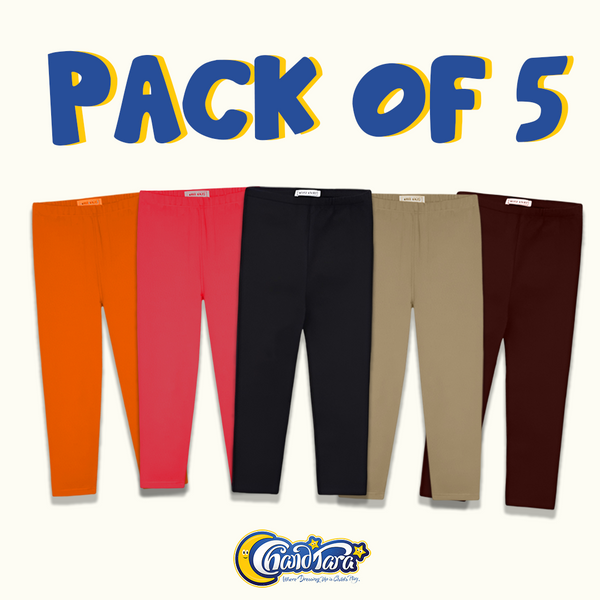 Pack of 5 - Summer Stretchable Tights