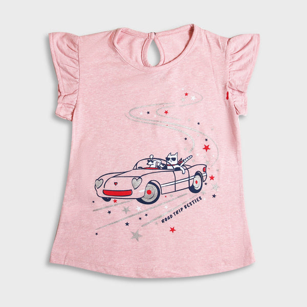GIRLS T-SHIRT ROAD TRIP BESTIES